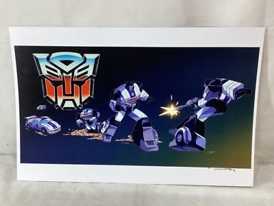 G1 Transformers Autobot Jazz TV Cartoon Intro Poster 11x17 Picture FREESHIP - Image 1 of 2