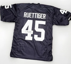 Men’s Autographed Rudy Ruettiger Notre Dame Jersey (JSA) 100% Authentic |Size XL - Picture 1 of 8