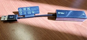 NUEVO Dongle Original OEM Asus USB 3.0 a RJ45 - Gigabit - KS70009 - Imagen 1 de 3