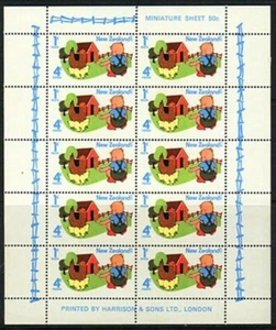 NEW ZEALAND HEALTH M/S 1975 CHICKENS LHM (ID:MMH110B) - Picture 1 of 1