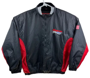 Snap-On Men’s Jacket XL 1/2 Zip Soft Shell Fleece Lined Black Red 7783-98 - Picture 1 of 20
