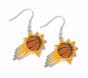 PHOENIX SUNS - LOGOTIPO DEL EQUIPO - PENDIENTES COLGANTES - TOTALMENTE NUEVOS - NBA-ER-015-26 - Imagen 1 de 1