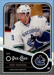 2011-12 O-Pee-Chee Canucks Hockey Card #244 Cody Hodgson