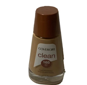 COVERGIRL CLEAN #165 Tawny Liquid Foundation 1oz Normal Skin Makeup Lightweight - Picture 1 of 2