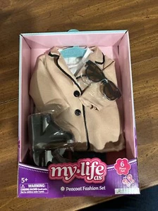 My Life As Peacoat Fashion Set for 18-inch Doll, 6 Pieces, Clothing only - Picture 1 of 6