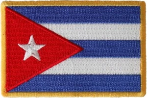 BANDERA CUBANA CUBA BORDADA HIERRO EN PARCHE**ENVÍO GRATUITO** - Imagen 1 de 1