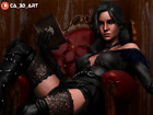The Witcher: Yennefer 3D Resin Garage Kit 90Mm- 1/6 Scales Available