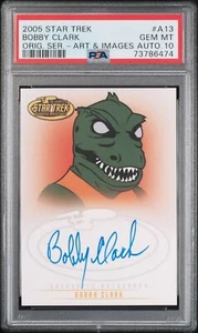 2005 Star Trek TOS Art & Images Autograph Bobby Clark Gorn Limited Auto PSA 10 - Bild 1 von 2
