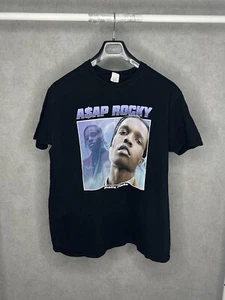 T-shirt Asap Rocky Pretty Flacko uomo nera taglia XL - Foto 1 di 2