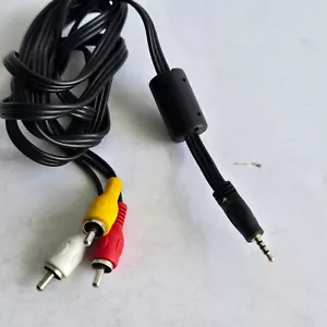 Cable de TV auxiliar a 3RCA AV 5 pies 3,5 mm para videocámara Sony DCR-TRV30 DCR-TRV17 - Imagen 1 de 6