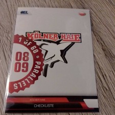 DEL Playercard 1of 60 Parallels 2008/09 Cologne Sharks Checklist 