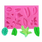 Mould Decorating  Silicone Candy Sugarcraft Mold Fondant 3D Leaves Cake
