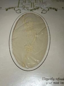 Elfenbein Strumpfhose Vintage Queen 150-175 lbs beflockt rechter Knöchel Hochzeit - Bild 1 von 23