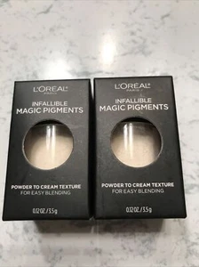 L'Oreal Infallible Magic Eye Pigments 440 Ivy League 0.12oz Set Of 2 New - Picture 1 of 2