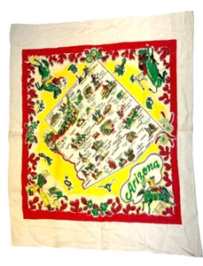 ARIZONA State Map Tischdecke Tischdecke ca. 38 x 30 Souvenir Western Rodeo - Bild 1 von 12