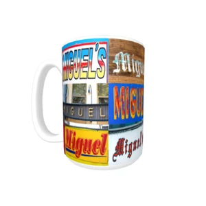 MIGUEL Coffee Mug / Cup featuring the name in actual sign photos - Picture 1 of 3