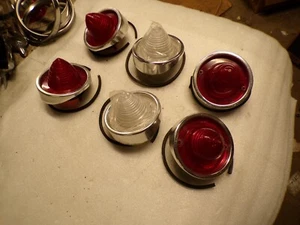 1960 Chevy Impala tail light set NEW LENSES   I-4 - Picture 1 of 2