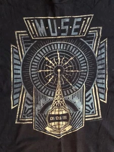 Exclusive *Muse* concert shirt - Las Vegas 1/9/16 - Black - Size XL - Picture 1 of 2