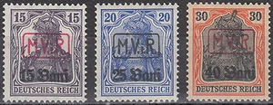 Dt. Besetzung I. Weltkrieg Rumänien Mi.Nr. 1-3 postfrisch Mi.Wert 100 € (B202) - Bild 1 von 2