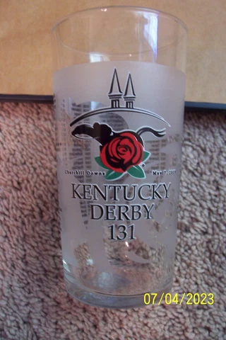 131st Running - May 7, 2005 Kentucky Derby Glass Tumbler Cover