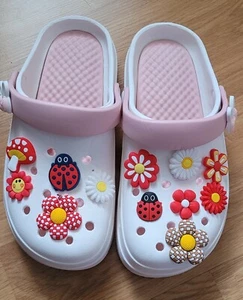 11 Pcs. FLOWER shoe Charms For Crocs - Picture 1 of 1
