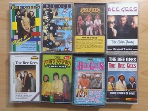 BEE GEES 8 x MC: FOR EVER YOUNG/STARS & SCHLAGER/HIGH CIVILIZATION/WINE & WOMEN+ - Bild 1 von 18