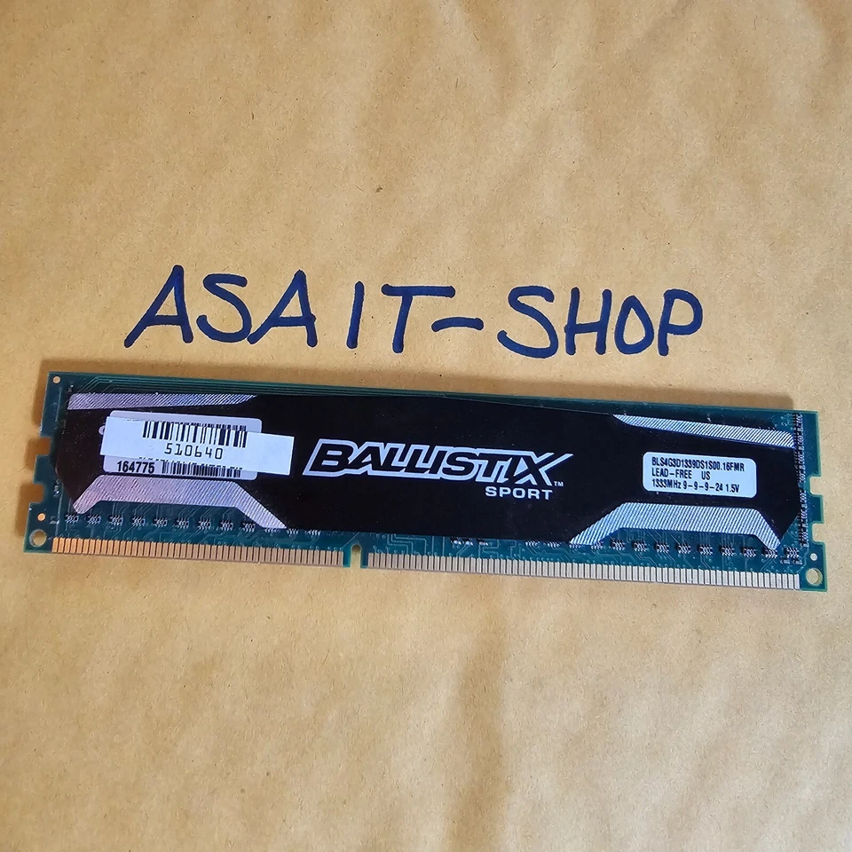 Crucial BLS4G3D1339DS1S00 Ballistix Sport RAM - Image 1 of 1