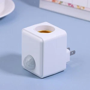 Infrared Sensor Lamp Socket Replacement Indoor Bedroom E27 Light Bulb Holder - Picture 1 of 7