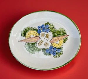 Louisville Stoneware Oval Serving Platter Veggies Fruits Made In Kentucky - Picture 1 of 10