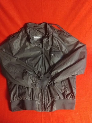 Members Only Vintage Black Bomber Jacket - Mens 1X - Image 1 of 4