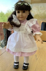 BEAUTIFUL. PLEASANT COMPANY AMERICAN GIRL DOLL SAMANTHA IN BIRTHDAY OUTFIT - Picture 1 of 11
