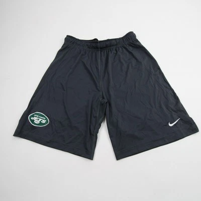 Pantalones Cortos de Práctica New York Jets Nike Dri-Fit Para Hombre Gris Oscuro Usados Foto 1 de 4