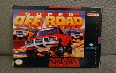 Super Off Road Super Nintendo SNES CIB Complete In Box Tested Working - Image 1 of 4
