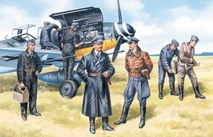 ICM 1:48 48082 Luftwaffe tedesca piloti e personale di terra - Foto 1 di 1