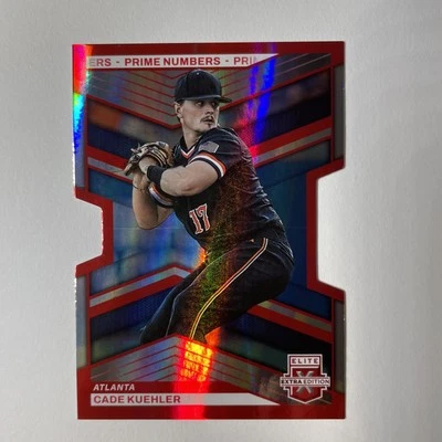 2023 Panini Elite Extra Edition - Cade Kuehler #38 Prime Numbers B Die-Cut... - Image 1 of 2