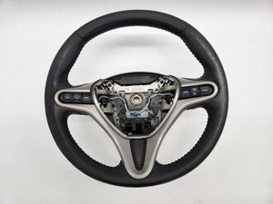 WORN 06 11 FG2 FA5 Honda Civic SI OEM Leather Wrap Steering Wheel 07 08 09 10 - Picture 1 of 24