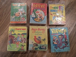 1960s Vintage Big Little Books - Tom And Jerry, Popeye, Flintstones - Lot Of 6 - Picture 1 of 8