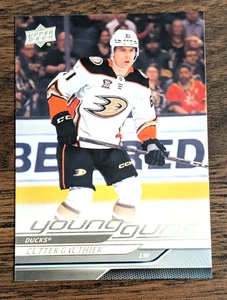 Cutter Gauthier 2024-25 Upper Deck Serie 1 Young Guns Rookie #212 Anaheim Ducks - Imagen 1 de 2