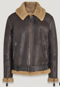 Belstaff Men’s wilder Shearling Jacket New Size UK38 IT48 - Picture 1 of 3