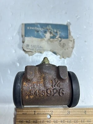 Cilindro de freno de rueda trasera para camioneta Chevy GM Chevrolet 1953-1959 (1) #5455484 NOS Foto 1 de 4