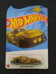 2024 Hot Wheels Muscle And Blown Gold Edition Car (NEW IN BOX) - Picture 1 of 5