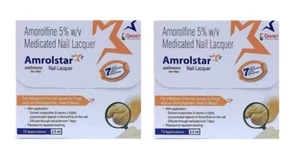 2X NAIL LACQUER Ammrolstar Nail Fungal Lacquer 2.5 ML Anti Fungal Nail Treatment - Picture 1 of 4