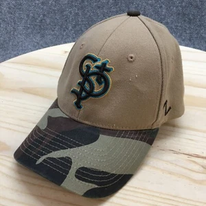 St Paul Saints MLB Fitted Baseball Cap Hat Mens Brown Camo OS Curved Brim Zephyr - Picture 1 of 11