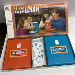 Vintage Hangman Board Game 1988 Milton Bradley Complete Game - Picture 1 of 6