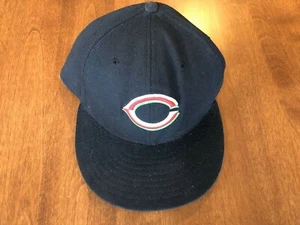 Gorra de béisbol Cincinnati Reds New Era 59FIFTY MLB ajustada 7 1/8 sombrero negro a rayas - Imagen 1 de 5