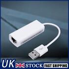 Network Adapter 100Mbps Wired Card USB2.0 for Macbook Wii Tablet (White)