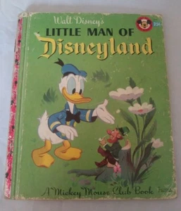 1955 Walt Disney's Little Man of Disneyland-HC-Little Golden Book - Picture 1 of 11