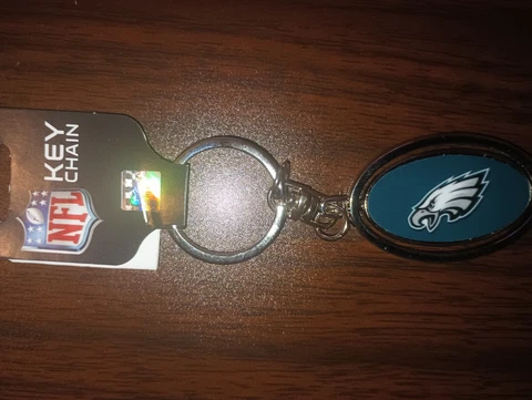 Nice Philadelphia Eagles Football Super Bowl LII 52 Keychain New Old Stock 2018 Cover