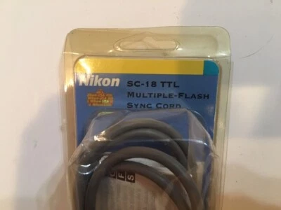Nikon SC-18 Multiple-Flash Sync Cord - Image 1 of 4
