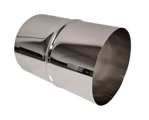 Abgasauskleidungsstecker Edelstahl Rohrverbinder Schornsteinkupplung Rohrverbindung - Bild 1 von 3
